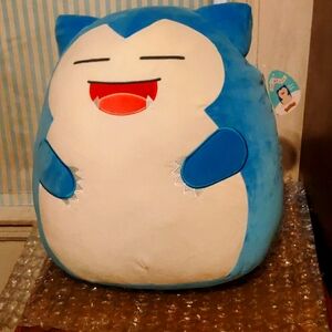 NWT Squishmallows POKEMON 20" Inch Snorlax 2023 Kellytoy